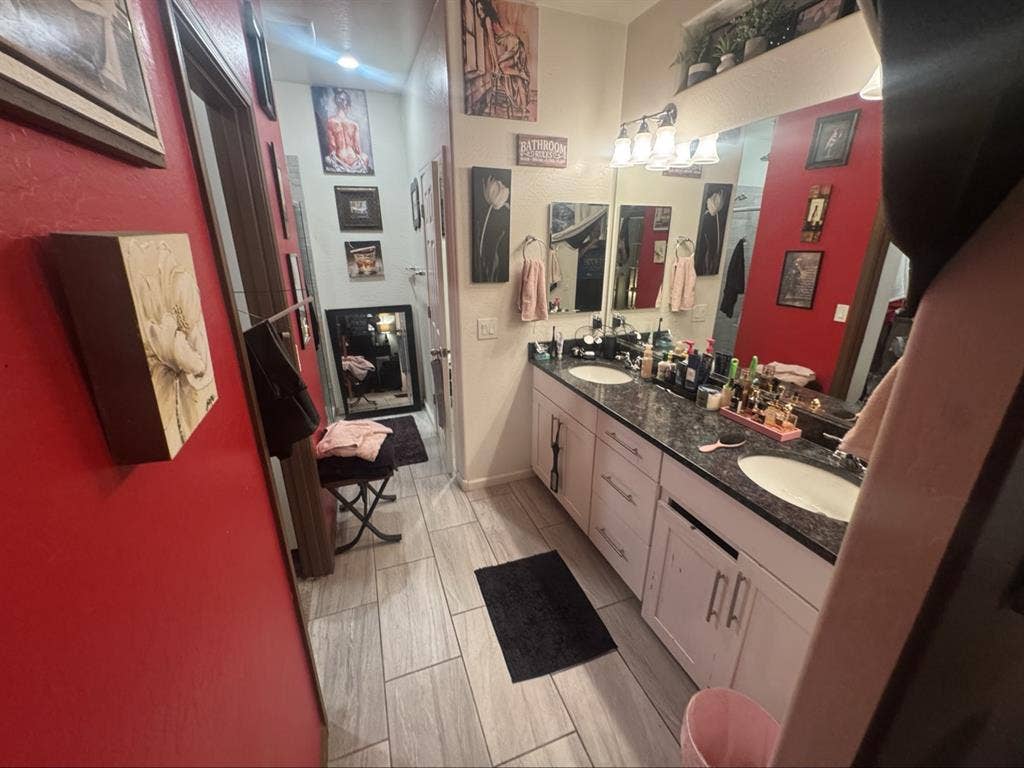 Master bedroom with private bath