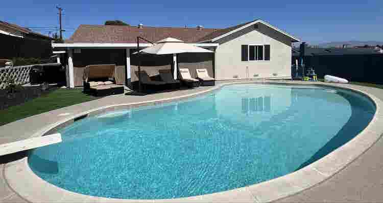 Master available in a home w/pool!