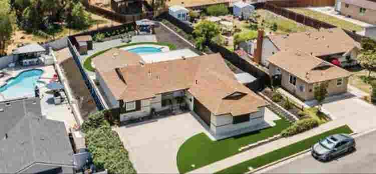Master available in a home w/pool!