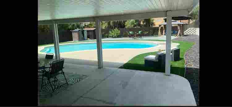 Master available in a home w/pool!