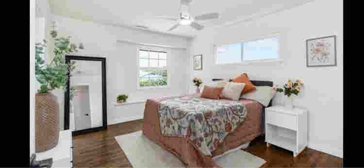 Master available in a home w/pool!