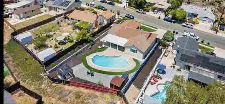 Master available in a home w/pool!