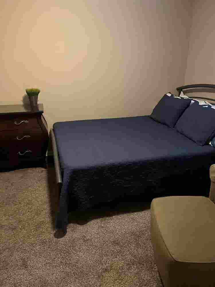 Bedroom with private bathroom