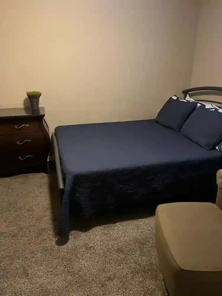 Bedroom with private bathroom