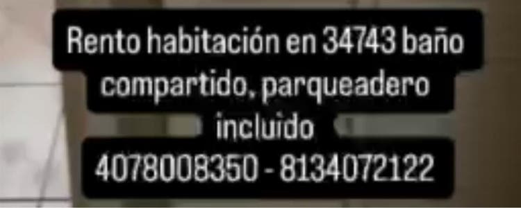 Two rooms for rent.
