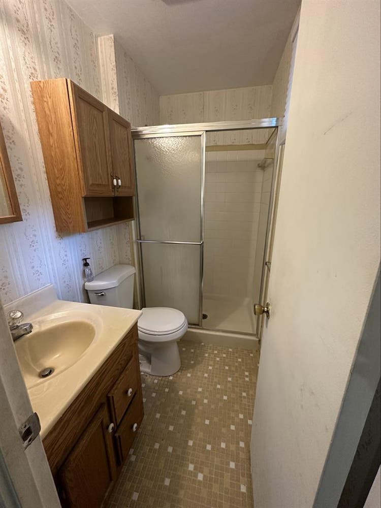 Bedroom with private bath, house