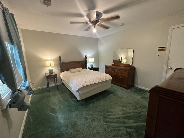 Bedroom with private bath, house