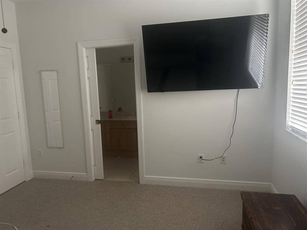 Large bedroom & private full bath