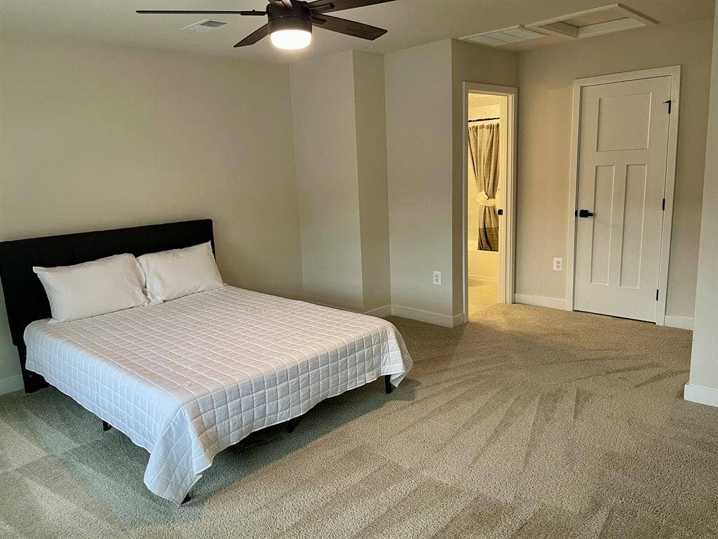 Attic room with private bathroom
