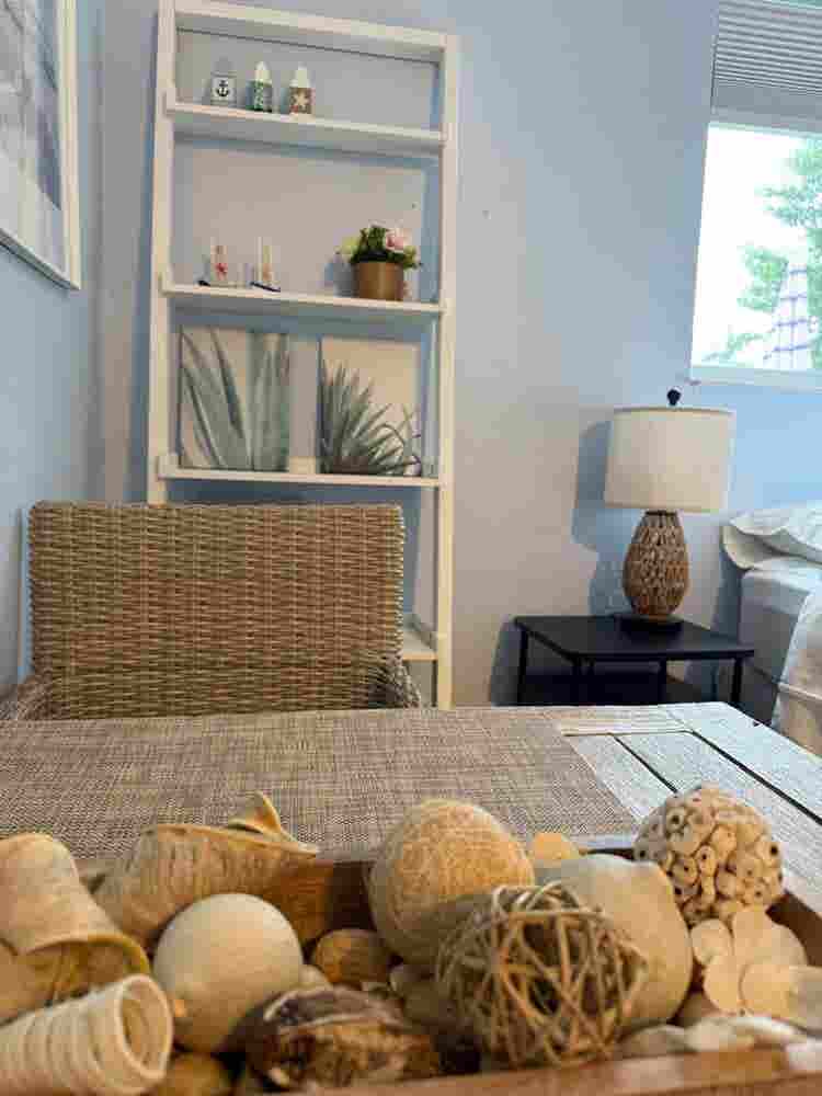 Charming Beach Vibe Guest Bedroom.