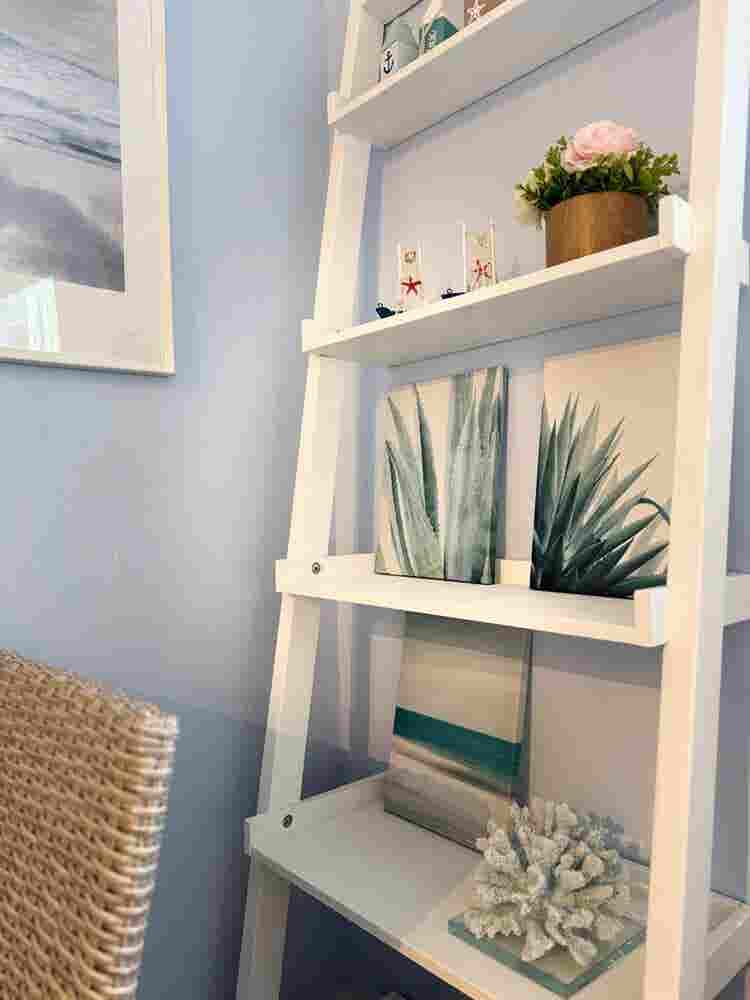 Charming Beach Vibe Guest Bedroom.