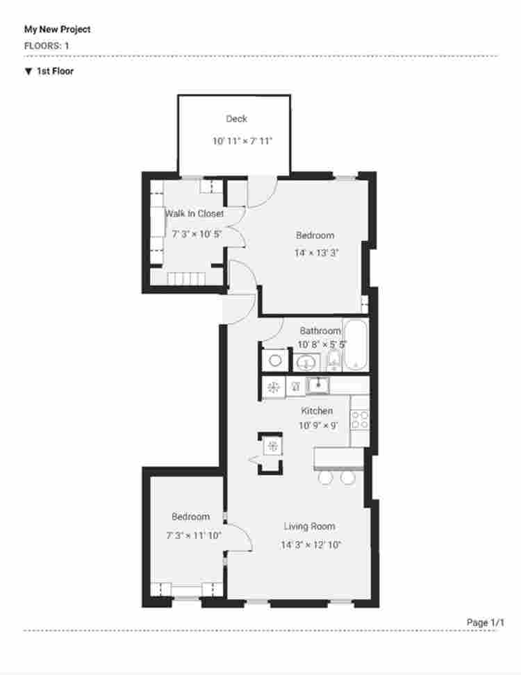 Temporary Accommodation master room