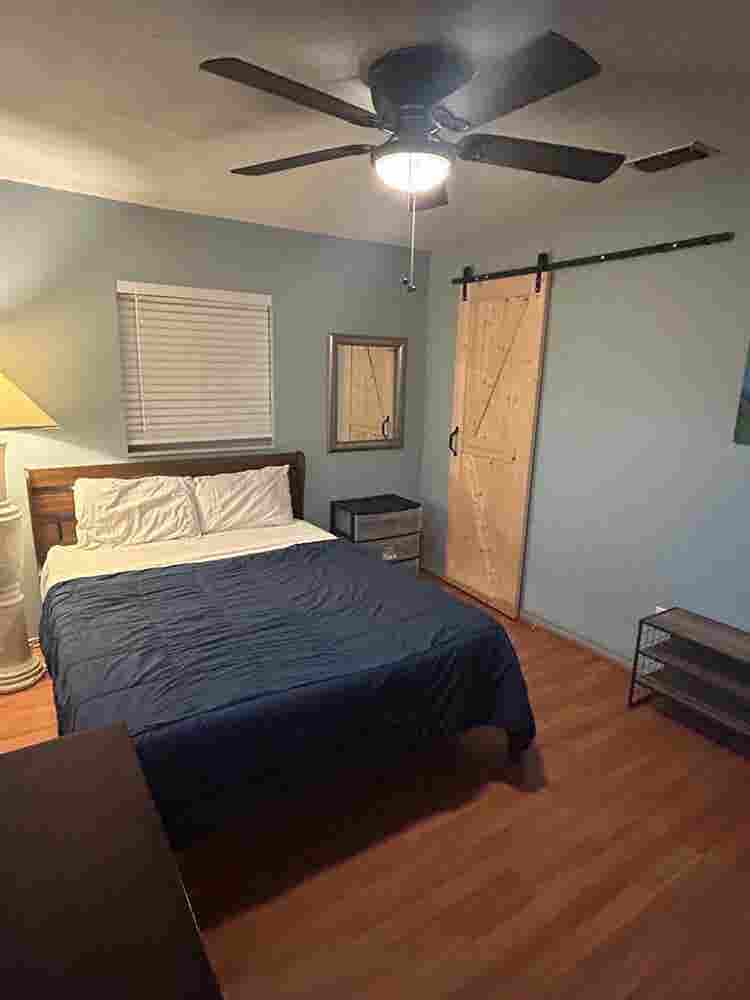 Room with bathroom