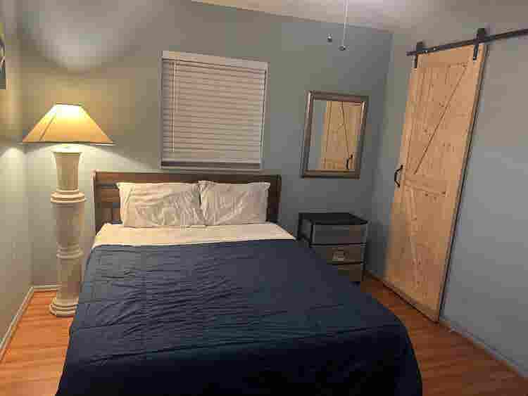 Room with bathroom