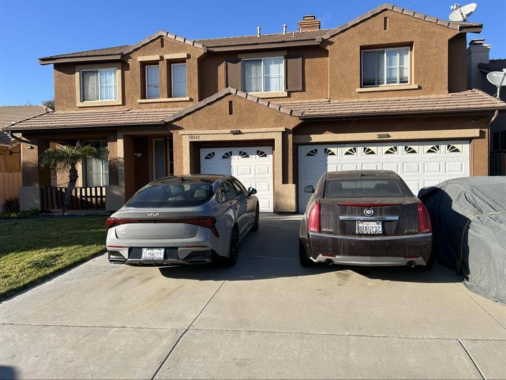 2 bedrooms with one bath