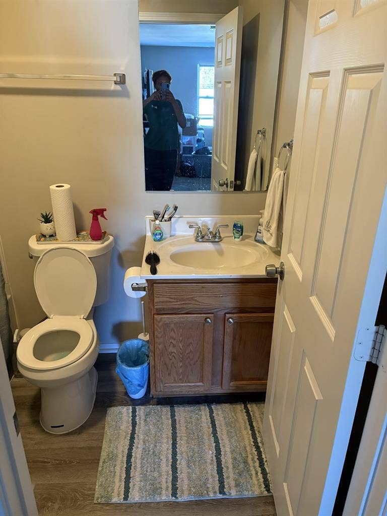 Room for one in a 3 bedroom house.