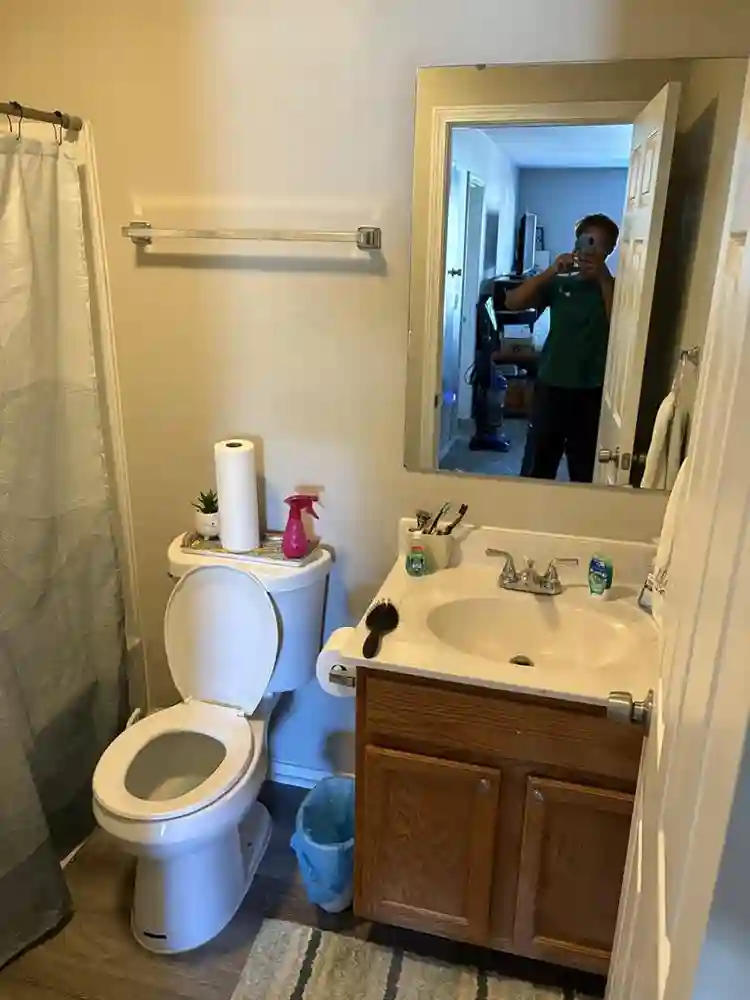 Room for one in a 3 bedroom house.