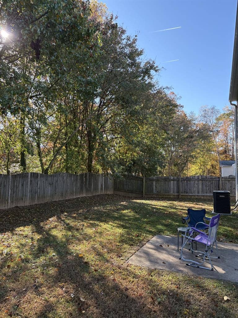 Room for one in a 3 bedroom house.