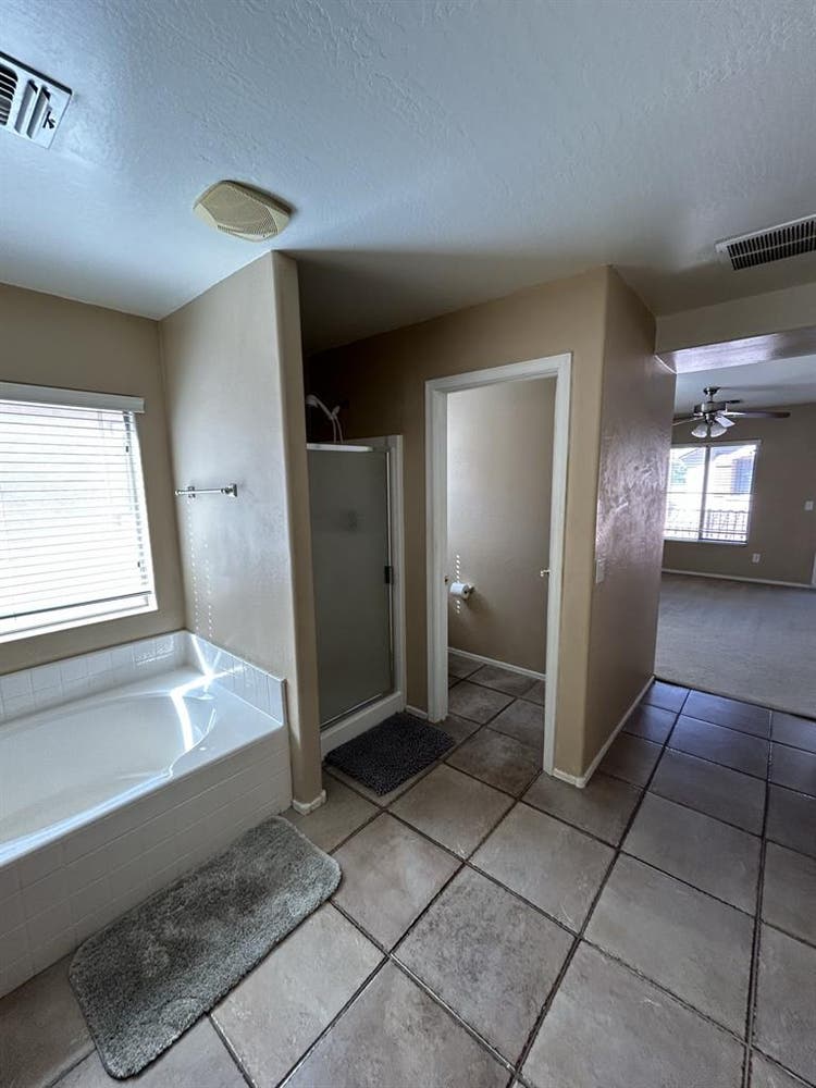 Master Bedroom in Gilbert Townhouse