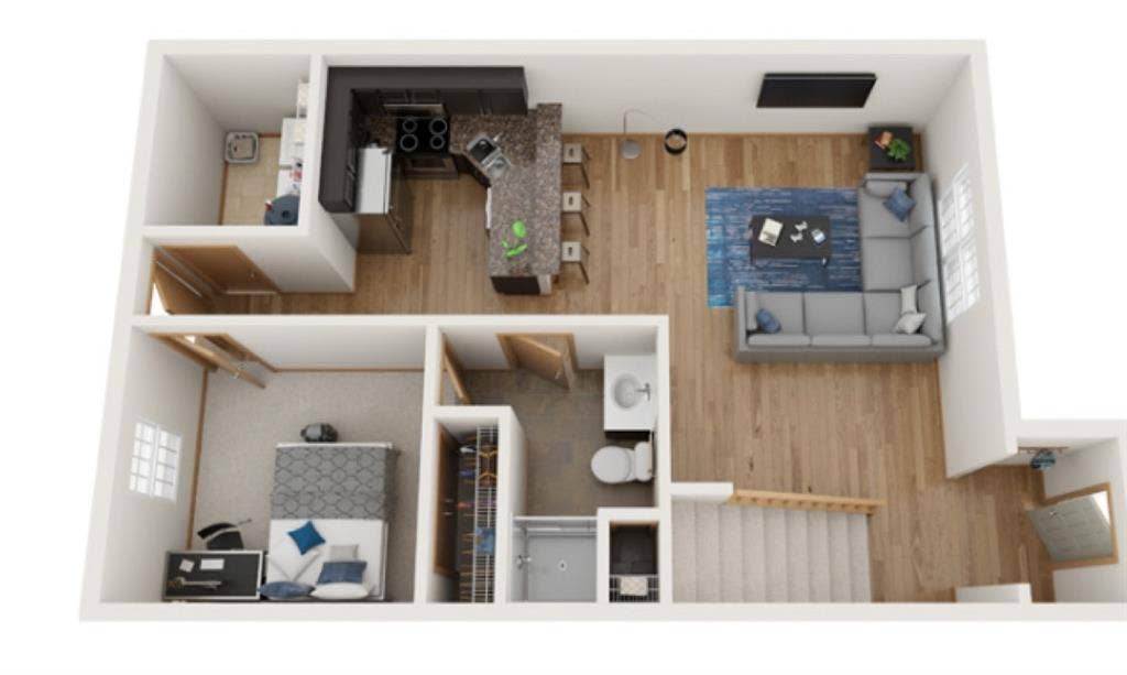 One bedroom for sublease