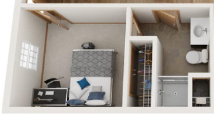 One bedroom for sublease