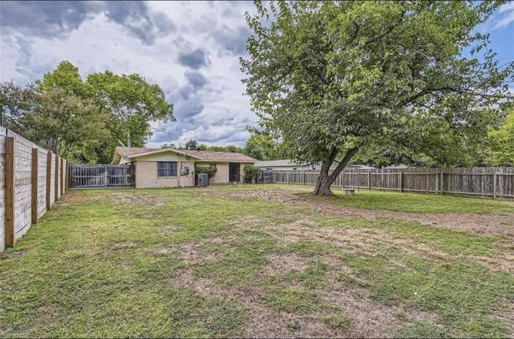 Large furnished room with bathroom