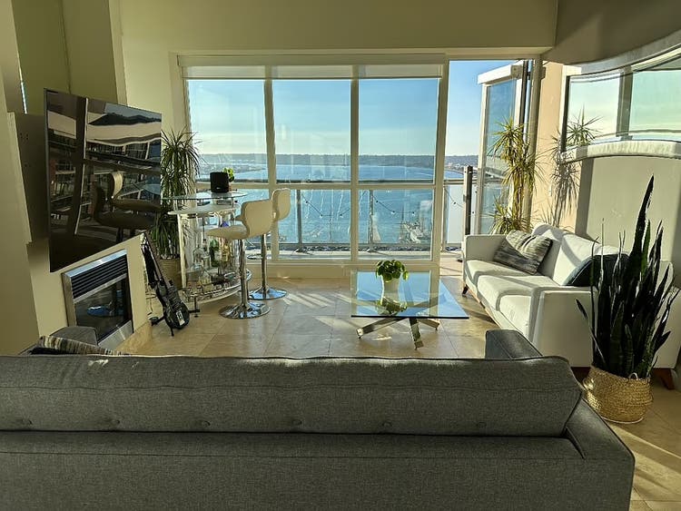 Gorgeous master bedroom in SD