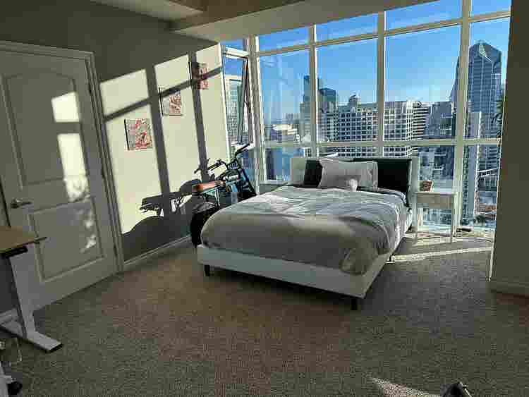 Gorgeous master bedroom in SD