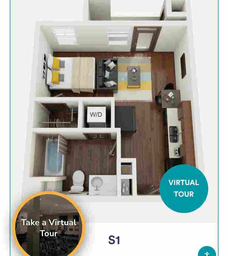 Studio Apartment Available NOW