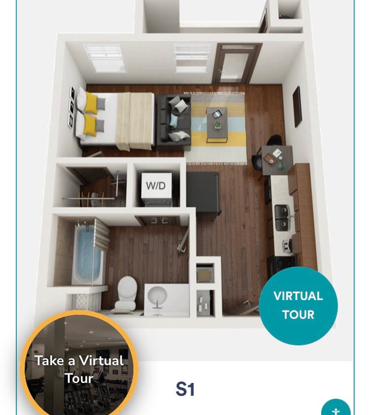 Studio Apartment Available NOW