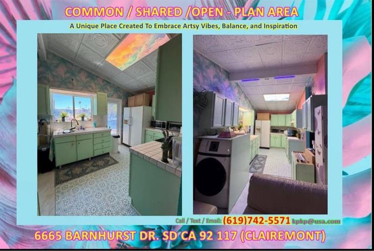 Spacious (sqft) in Female Only