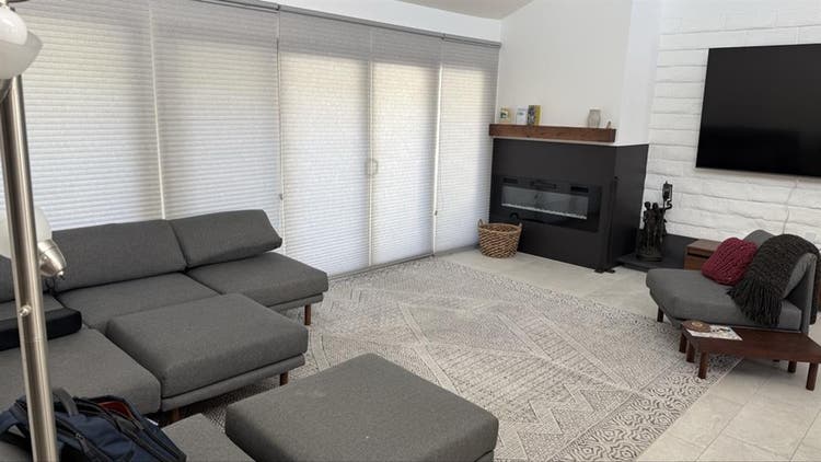 Private bedroom and bathroom