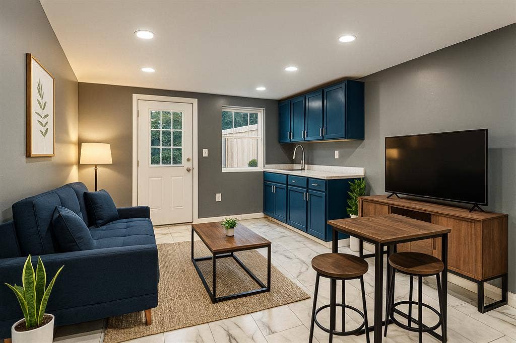 1BR with Private Bath &amp; Laundry