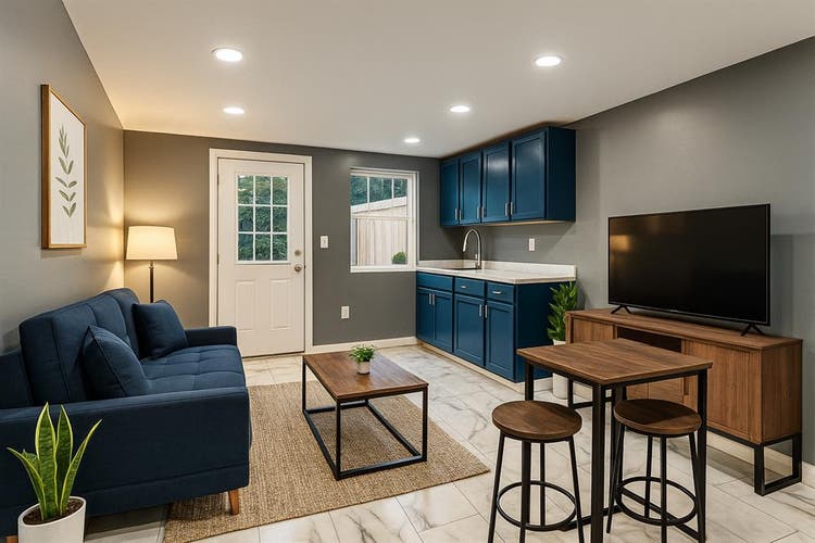 1BR with Private Bath & Laundry