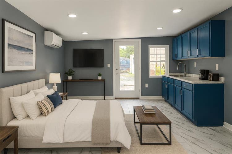 1BR with Private Bath & Laundry
