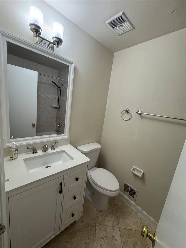 Room with private bathroom