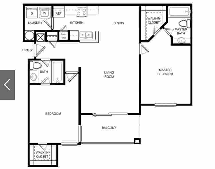 Two bed apartment