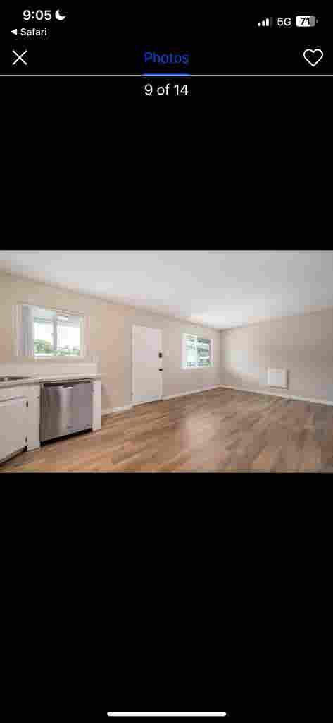 1 Bedroom apartment 
Sub let
