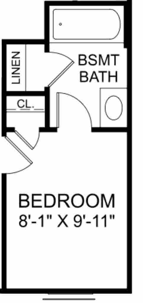 Bedroom with en-suite bathroom