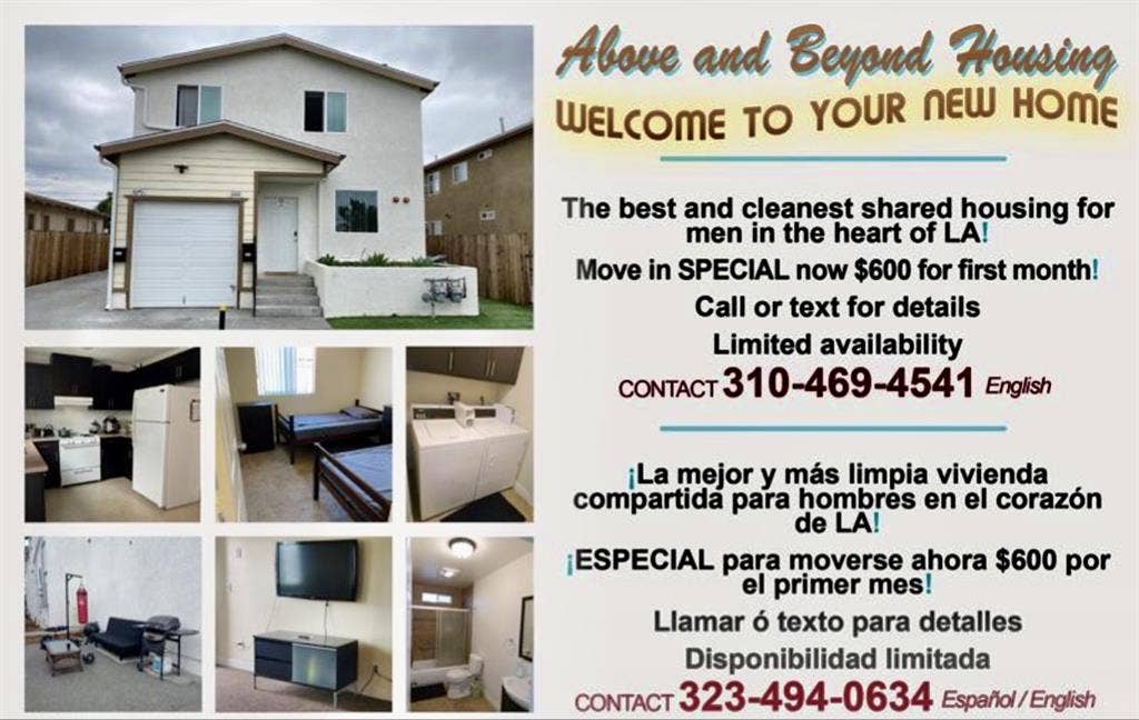 Shared rooms in shared house