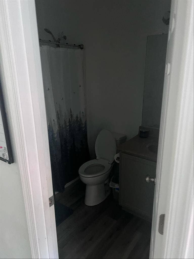 Downstairs room W/ private bathroom