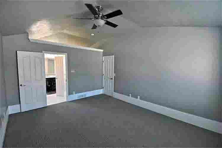Master bedroom with private bathroo