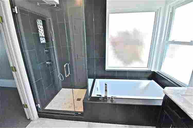 Master bedroom with private bathroo