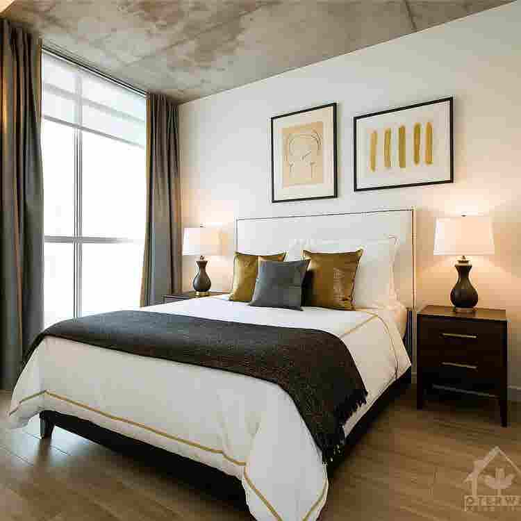 Bedroom in downtown condo