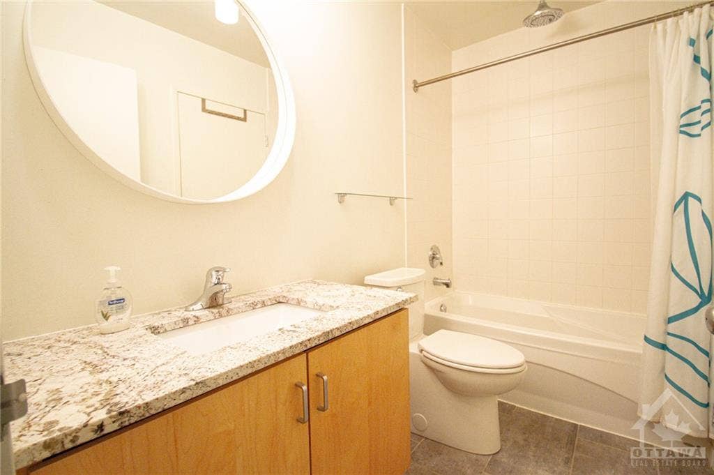 Bedroom in downtown condo