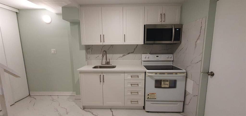 Renovated walkout basement