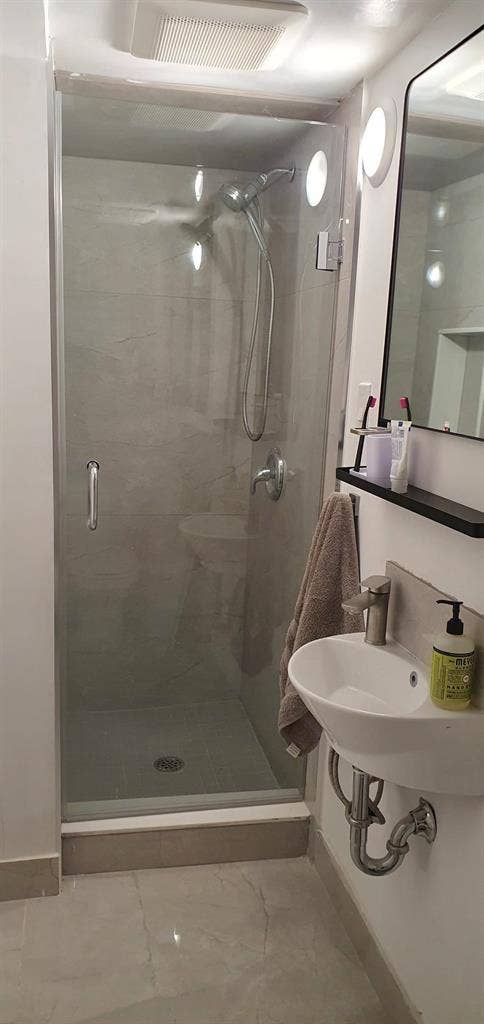 Renovated walkout basement