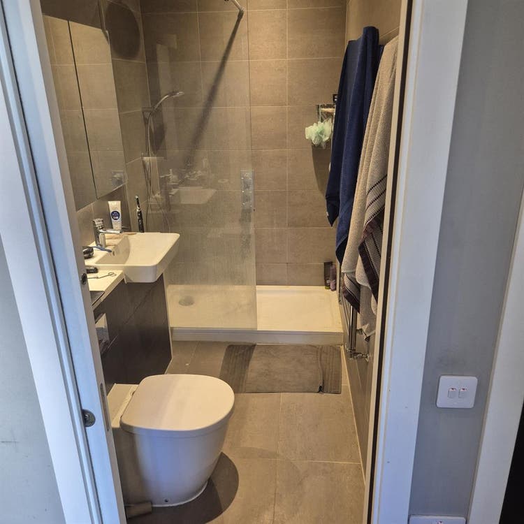 Large Ensuite in Modern Flat