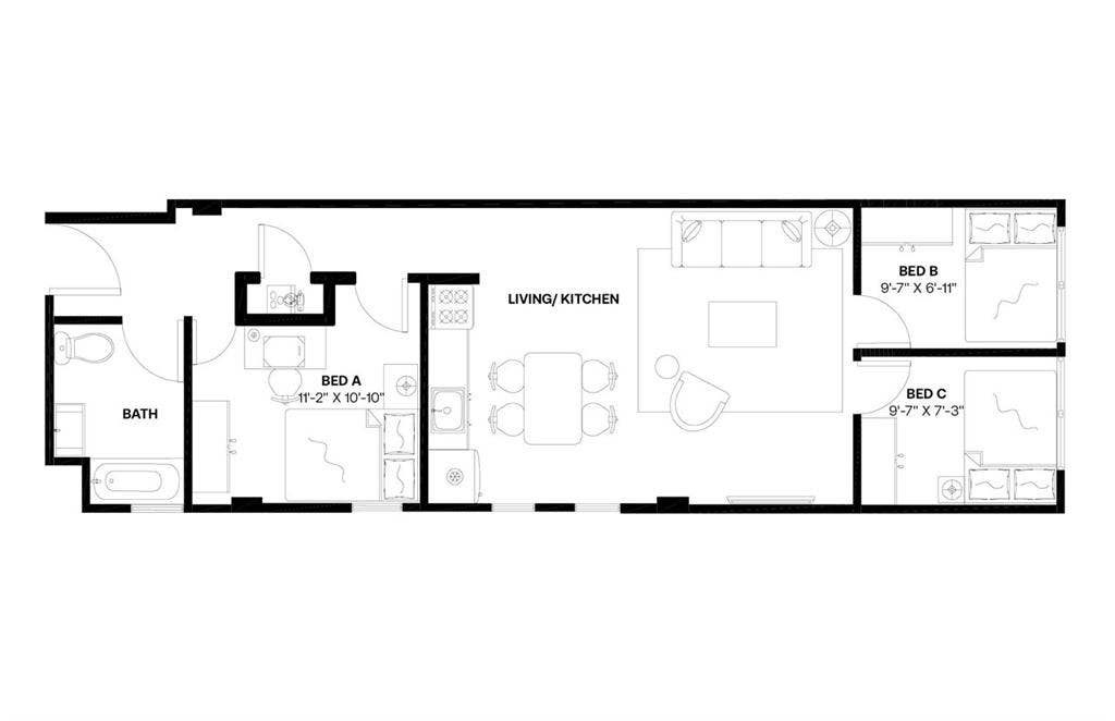 3 BR in New York City