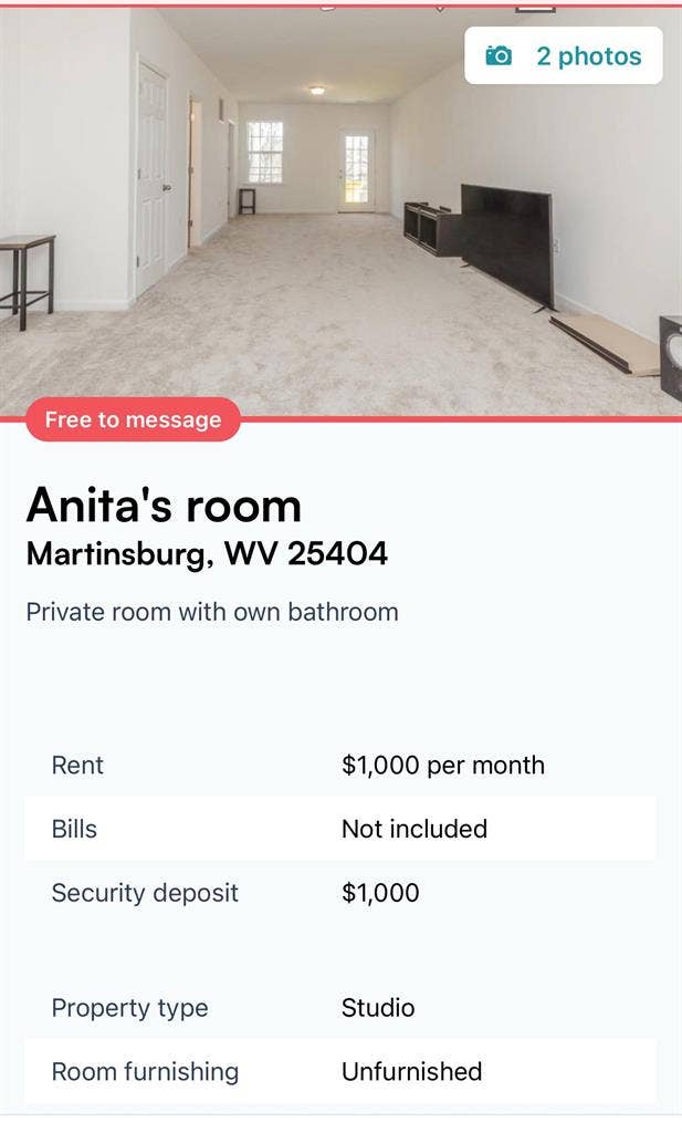 Rooms for rent